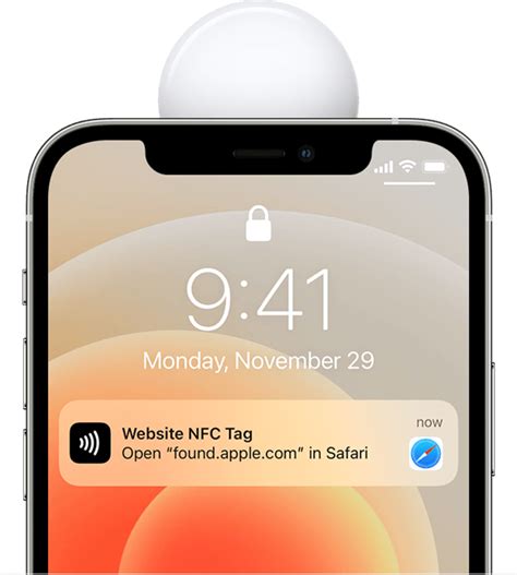 phone nfc tag notification|use iphone as nfc tag.